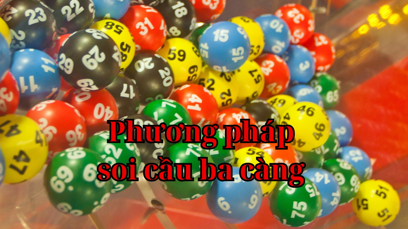 Phương pháp soi cầu ba càng 